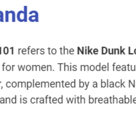 Nike Classic Black and White Women’s Dunk Low “pandas” ID#DD1503-101 - Picture 7 of 7